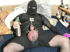 Anal insertions, saline cock, hole stretching