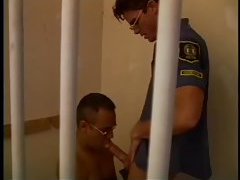 Horny Policeman Gets Dick Sucked