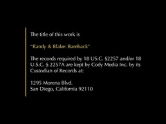 Randy & Blake - Bareback