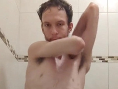 Highly lean new out of bathtub teenage opens up his super-sexy brilliant lean bod