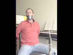 Gay chair bondage, bore, gay gagged