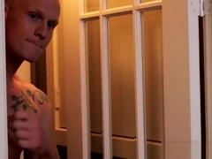 Gay step brothers fuck in threesome