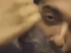 Indian Amateur Sucks a Big Black Cock6666