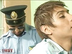 Young criminal undergoes oral-anal interrogation