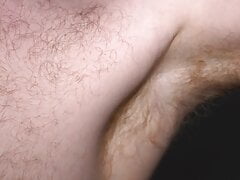 Extreme Close up of uncut cock and body