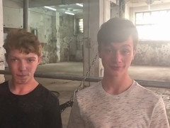 Twunk Alex Faux gets restrained for some intense action with Sebastian Kane and Sean Taylor