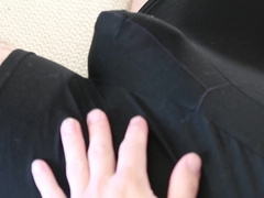 Flexing My Swelling in my Silk Singlet