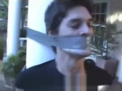 Frat Pledge Duct Taped Tight Outside