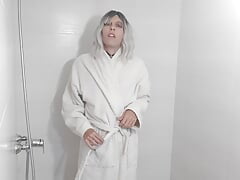 Leona femboy invites you to shower with her