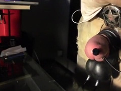 dongbate pumped penis estim ejaculation verbal, ejaculation
