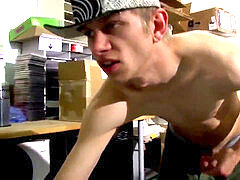 Lad, amateur gay, cum tribute