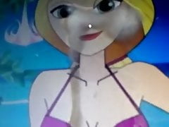 Sop Princess of Rapunzel in a bikini to Cum Tribute (Old)
