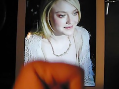 Dakota Fanning cumtribute - february 2014