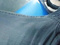 Cock twitching Horny on the Bus