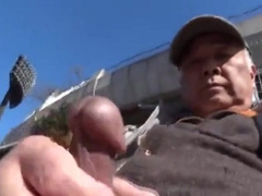 200 Grandpas Jerking Off Outdoors