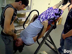 Rad Matthews, Dustin Browne and Blinx in 3 way oral pleasure