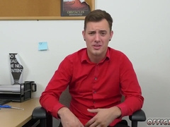 Hetero boys first-ever time slurping jizz homosexual Nail that intern from Tech