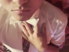 Cute Asian school teen Abisheklimbu with a pretty face and a fine body