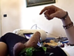 COCOON WITH very GRANY ballsack well-prepped TO EXPLODE!!!!!!!!!