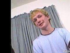 towheaded guy gets banged by a ebony guy