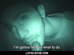 LatinLeche - Hetero Boy Blowing my Shaft in Night Vision