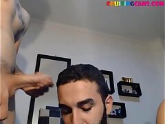 Bearded arab sucks cocks live on Cruisingcams.com
