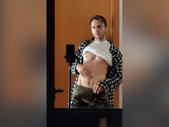 Hot Jock Jerking Off And Busting A Huge Load