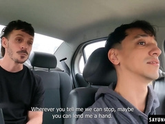 Brazilian Pibe gives Luke Ryder a adorable shot inwards his cock-squeezing donk