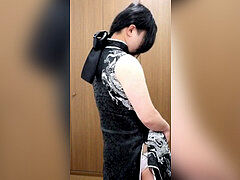 japanese CD black sundress jerk