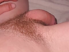 Playing with my dick after a hot shower