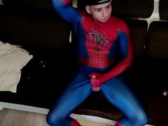 Spidermen jerking off