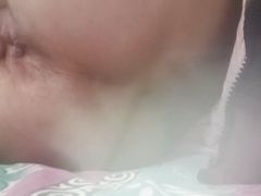 Young Indian gay girl masturbating very fast