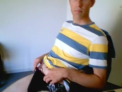 me, 27yo, jacking in swim trumks and cum