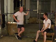 Daddy Sebastian Kane restrains and torments young Alex Faux