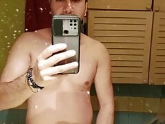 masturbate in the bathroom young left alone at home