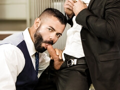 Defiant drilling for a real hot ass at work