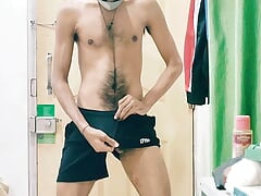 Cumming in bedroom sexy Indian gay