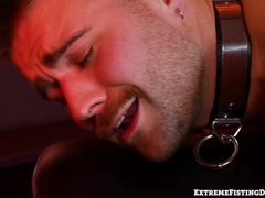 Buxomy Declan Blake trickled jizm in a yam-sized knuckle pound by jock Josh Mikael