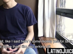 Thin latino youngster Kevin powerfully torn up behind for some additional cash