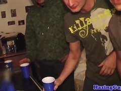 Frat students cocksucking in dorm group