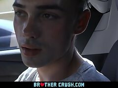 BrotherCrush - Little StepBrother Gets A Big Black Cock In His Asshole During His Study Brea