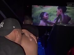 Risky Fuck at the Theater during Movie