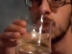 Fabio Baudino drinking his piss