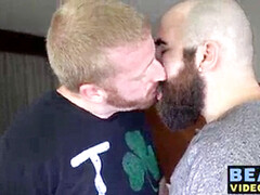 fur covered daddies Jake O'Connor and Jean Paul have assfuck hookup