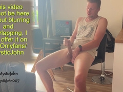 I'm eyeing my roomie work out and my manmeat is ramming up