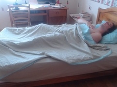 Slow strokes, cum eating, gay moaning