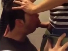 University Bathroom Face Fucking and Cum Swallowing 7