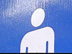 Tattooed hottie has gay sex in bathrooms to earn some cash