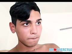 Young Latino Twink Step Brother Has Sex With Older Step Brother For Money Before Paper Route