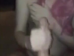 Crossdresser POV Blowjob and Cum Swallow